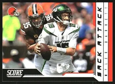 2023 Score Sack Attack Myles Garrett Cleveland Browns Football Card NFL NM-MT