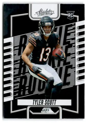 Tyler Scott Rookie Football Card from 2023 Panini Absolute with original gloss finish