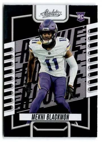 Mekhi Blackmon rookie card from 2023 Panini Absolute with original gloss finish