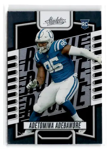 2023 Panini Absolute Adetomiwa Adebawore rookie card with original gloss finish