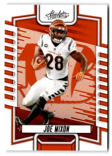 Joe Mixon football card from 2023 Panini Absolute in original gloss NM-MT condition