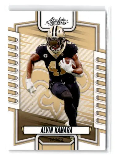 2023 Panini Absolute #47 Alvin Kamara football card with original gloss for collectors