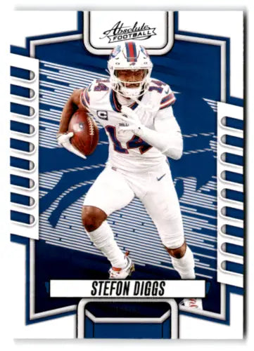 Stefon Diggs 2023 Panini Absolute football card with original gloss finish