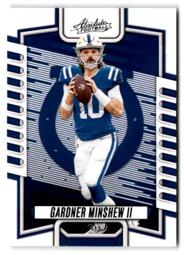 2023 Panini Absolute #7 Gardner Minshew II football card with original gloss finish