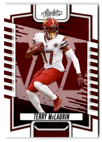 Terry McLaurin football card 2023 Panini Absolute original gloss NM-MT Commanders