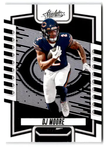 DJ Moore 2023 Panini Absolute football card with original gloss from Simply Sandoval