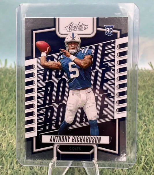 Anthony Richardson Rookie Card from 2023 Panini Absolute Football, Colts, Mint Condition