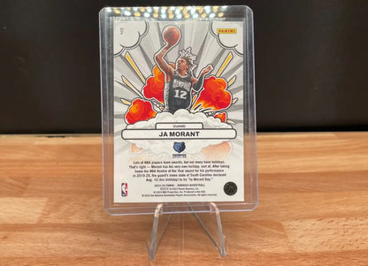 Ja Morant basketball card from the 2023 Donruss Bomb Squad Memphis Grizzlies collection