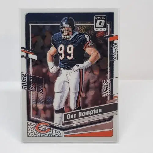 NFL trading card of Brian Urlacher in jersey 99, Panini Donruss Optic collectible