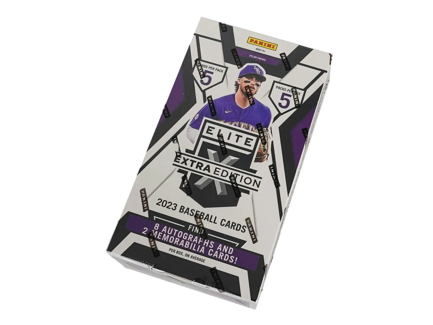 2023 Panini Elite Extra Edition Baseball Hobby Box with memorabilia cards design