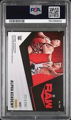 Graded 2023 Panini Revolution WWE Alpha Academy #144 Impact Wrestling PSA 9 card