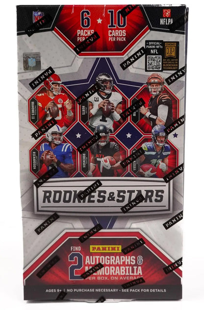 2023 Panini Rookies & Stars Football Hobby Box featuring iconic Crusade insert parallels