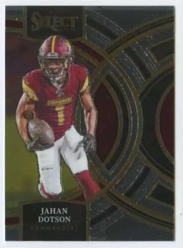 2023 Panini Select #162 Jahan Dotson Football Card Original Gloss from Commanders