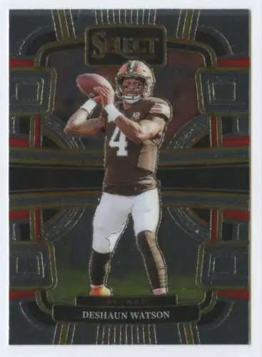 Deshaun Watson 2023 Panini Select football card with original gloss from Browns Concourse