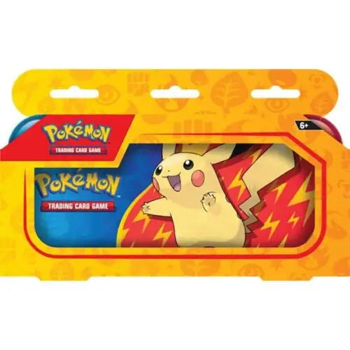 2023 Pokemon TCG Back to School Pikachu Pencil Case for trading cards and booster packs