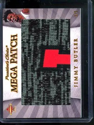 Jimmy Butler basketball card from 2023 President’s Choice Mega Patch Jimmy 1/1 collection