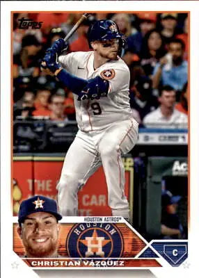 2023 Topps #157 Christian Vazquez Houston Astros MLB Baseball Card NM-MT for collectors