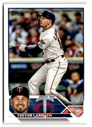 Trevor Larnach baseball card from 2023 Topps #201 in original gloss condition