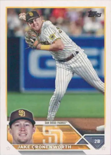 2023 Topps #224 Jake Cronenworth baseball card with original gloss for Padres fans