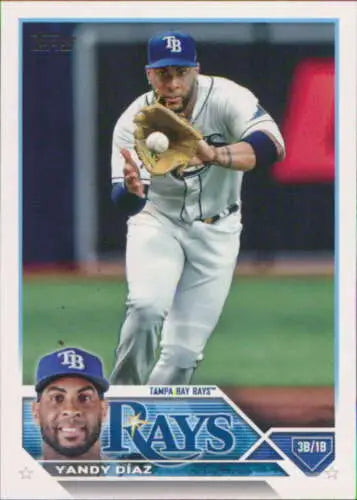 Yandy Díaz baseball card from 2023 Topps #227 with original gloss, NM-MT condition