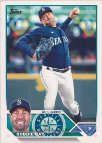 Robbie Ray baseball card 2023 Topps #235 NM-MT Mariners original gloss collectible