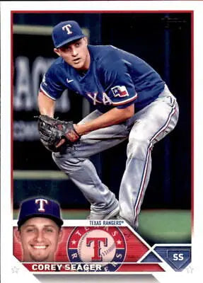 Corey Seager Texas Rangers baseball card 2023 Topps #315 NM-MT collectible item