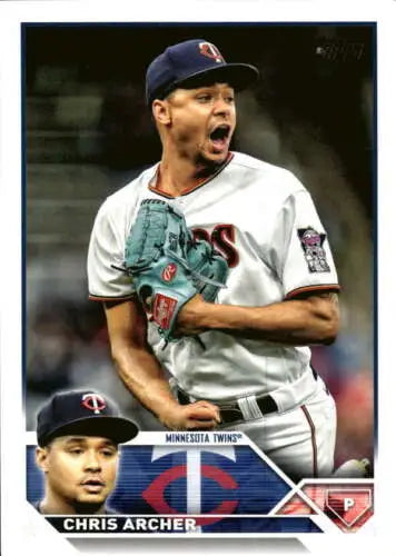 Chris Archer baseball card from 2023 Topps #465 with original gloss and NM-MT condition