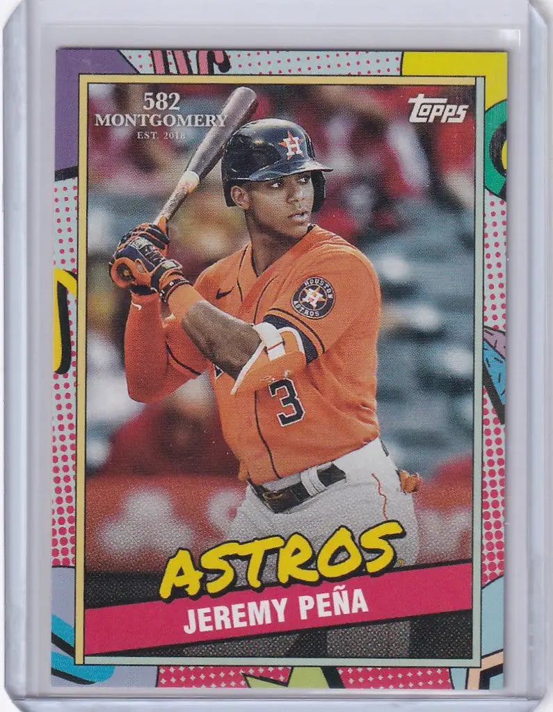 Jeremy Pena Houston Astros baseball card from 2023 Topps Montgomery Set 1