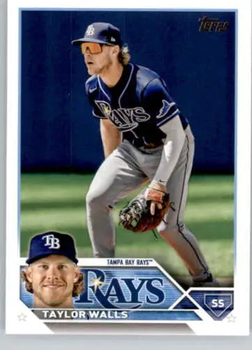 Taylor Walls baseball card from 2023 Topps #625 in original gloss quality