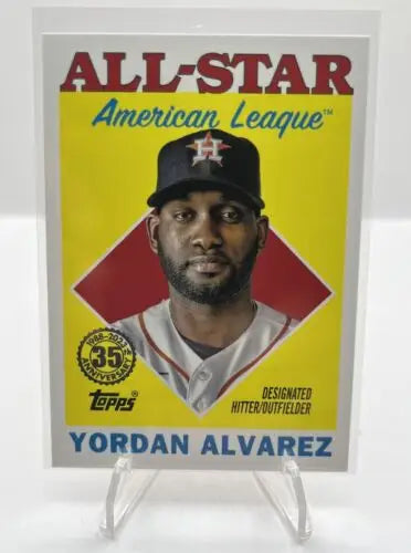 Yordan Alvarez Houston Astros All-Star baseball card from 2023 Topps series