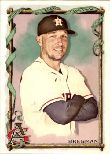 2023 Topps Allen and Ginter #36 Alex Bregman baseball card in original gloss condition