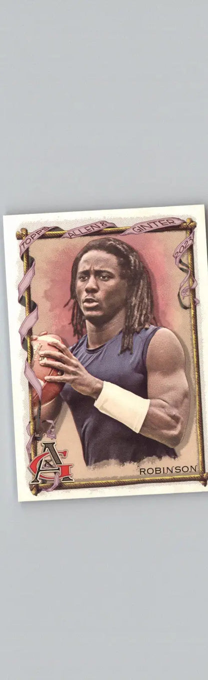 Denard Shoelace Robinson football trading card from 2023 Topps Allen & Ginter