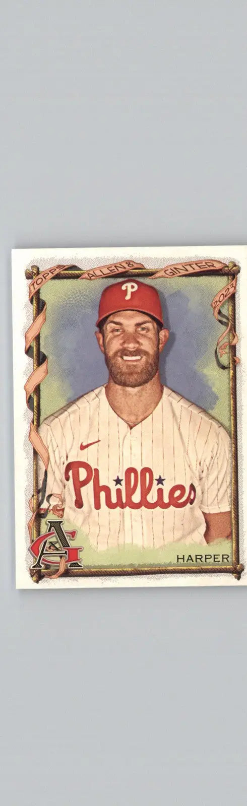 Bryce Harper baseball card from 2023 Topps Allen & Ginter #60 Philadelphia Phillies