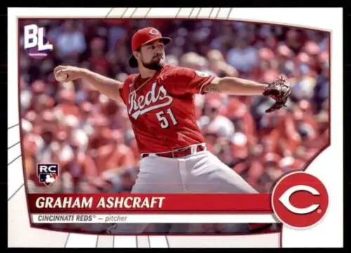 2023 Topps Big League #10 Graham Ashcraft NM-MT RC Rookie Baseball Card Original Gloss