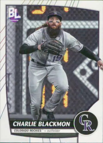 2023 Topps Big League #128 Charlie Blackmon baseball card with original gloss finish