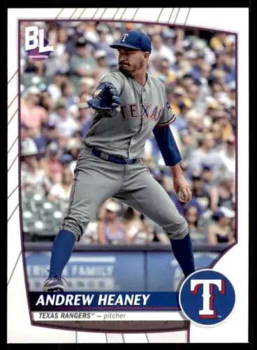 2023 Topps Big League #148 Andrew Heaney baseball card with original gloss from Rangers