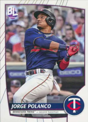 2023 Topps Big League #151 Jorge Polanco NM-MT baseball card with original gloss finish