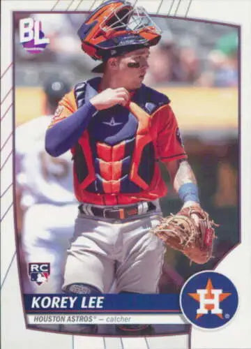 2023 Topps Big League #17 Korey Lee NM-MT RC Rookie card for Houston Astros, original gloss