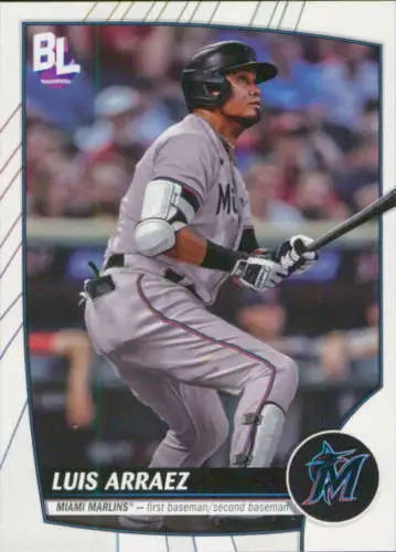 Luis Arraez baseball card 2023 Topps Big League #174 original gloss NM-MT Marlins