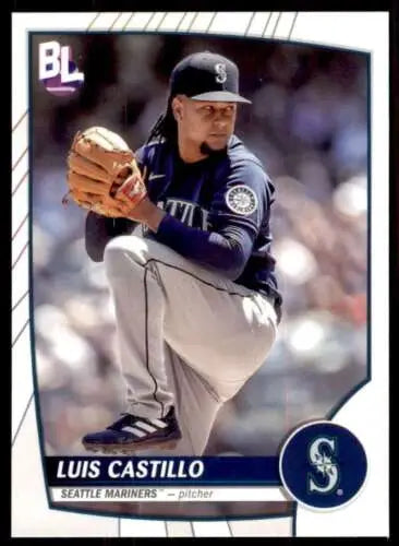 Luis Castillo baseball card from 2023 Topps Big League with original gloss Mariners ID:53290