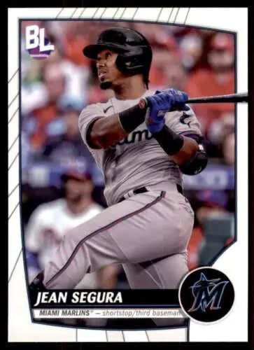 2023 Topps Big League #192 Jean Segura baseball card with original gloss for Marlins fans