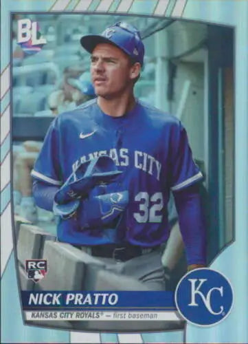 Nick Pratto baseball card from 2023 Topps Big League #205 NM-MT RC for Royals collectors