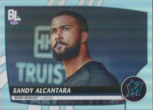 Sandy Alcantara baseball card from 2023 Topps Big League featuring original gloss finish