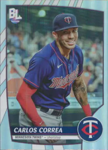 Carlos Correa baseball card from 2023 Topps Big League #221 with original gloss finish