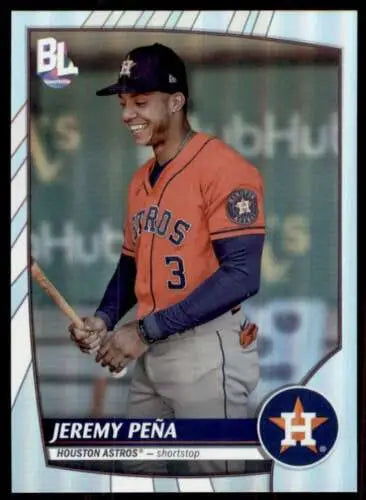 2023 Topps Big League #230 Jeremy Peña baseball card with original gloss, Astros collectible