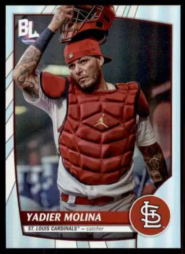 Yadier Molina baseball card from 2023 Topps Big League featuring original gloss design