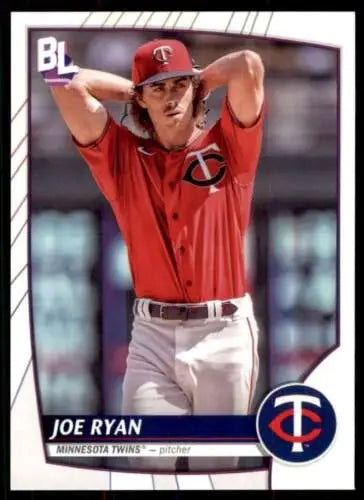 2023 Topps Big League #25 Joe Ryan baseball card with original gloss from Twins ID:51445