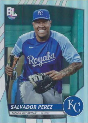 2023 Topps Big League #250 Salvador Perez baseball card with original gloss, Royals