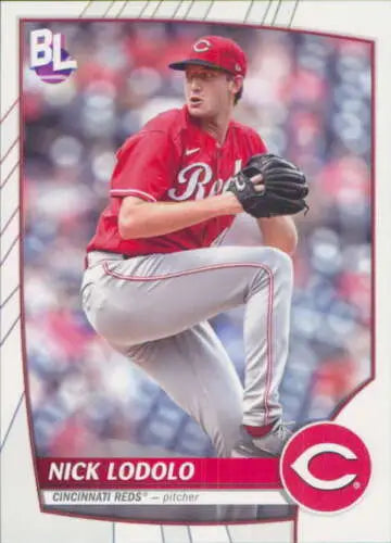 2023 Topps Big League #28 Nick Lodolo baseball card in original gloss condition