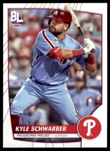 Kyle Schwarber 2023 Topps Big League baseball card with original gloss and NM-MT condition